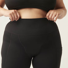 Load image into Gallery viewer, Modibodi 7/8 Recycled Active Leggings Black Moderate-Heavy 