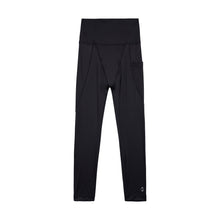 Load image into Gallery viewer, Modibodi 7/8 Recycled Active Leggings Black Moderate-Heavy Flatlay