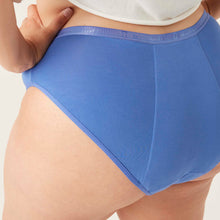 Load image into Gallery viewer, Modibodi Classic Bikini Ocean Heavy-Overnight 