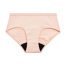 Load image into Gallery viewer, Modibodi Classic Boyleg Beige Light-Moderate Flatlay