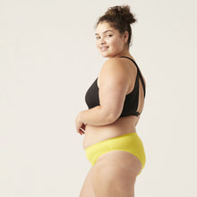 Load image into Gallery viewer, Modibodi Recycled Seamfree Bikini Pistachio Moderate-Heavy 