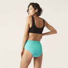 Load image into Gallery viewer, Modibodi Seamfree Full Brief Turquoise Moderate-Heavy 