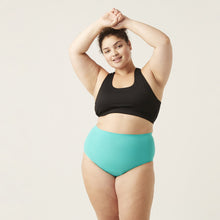 Load image into Gallery viewer, Modibodi Seamfree Full Brief Turquoise Moderate-Heavy 