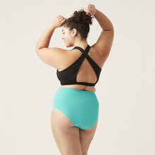 Load image into Gallery viewer, Modibodi Seamfree Full Brief Turquoise Moderate-Heavy 