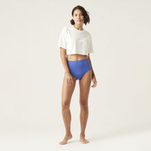 Load image into Gallery viewer, Modibodi Recycled Seamfree Full Brief Ocean Heavy-Overnight