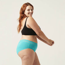 Load image into Gallery viewer, Modibodi Sensual Hi-Waist Bikini Turquoise Maxi 