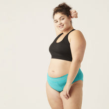 Load image into Gallery viewer, Modibodi Sensual Hi-Waist Bikini Turquoise Maxi 
