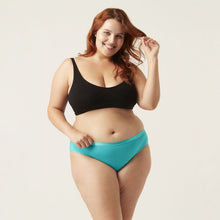 Load image into Gallery viewer, Modibodi Vegan Bikini Turquoise Heavy-Overnight 