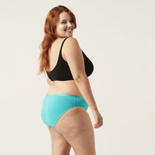 Load image into Gallery viewer, Modibodi Vegan Bikini Turquoise Heavy-Overnight 