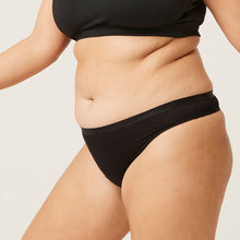 Load image into Gallery viewer, Modibodi Classic Thong Black Super Light 