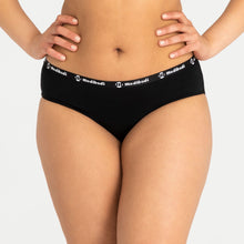 Load image into Gallery viewer, Modibodi Active Brief Black Moisture Wicking 
