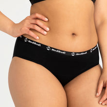 Load image into Gallery viewer, Modibodi Active Brief Black Moisture Wicking 