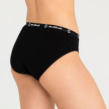 Load image into Gallery viewer, Modibodi Active Brief Black Moisture Wicking 
