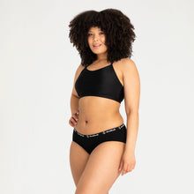 Load image into Gallery viewer, Modibodi Active Brief Black Light-Moderate 