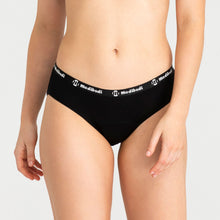 Load image into Gallery viewer, Modibodi Active Brief Black Light-Moderate 