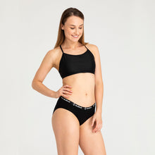 Load image into Gallery viewer, Modibodi Active Brief Black Light-Moderate 