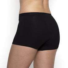 Load image into Gallery viewer, Modibodi Classic Boyshort Black Heavy-Overnight 
