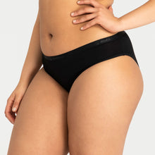 Load image into Gallery viewer, Modibodi Classic Bikini Black Moisture Wicking 