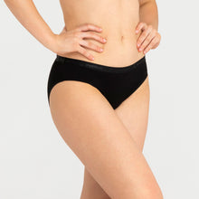 Load image into Gallery viewer, Modibodi Classic Bikini Black Moisture Wicking 