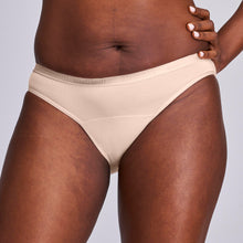 Load image into Gallery viewer, Modibodi Classic Bikini Beige Moderate-Heavy 