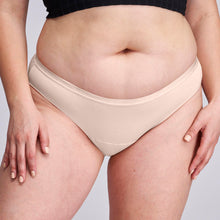 Load image into Gallery viewer, Modibodi Classic Bikini Beige Moderate-Heavy 