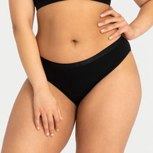Load image into Gallery viewer, Modibodi Classic Bikini Black Heavy-Overnight 