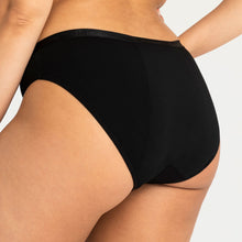 Load image into Gallery viewer, Modibodi Classic Bikini Black Heavy-Overnight 