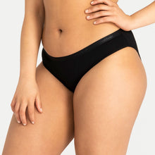 Load image into Gallery viewer, Modibodi Classic Bikini Black Light-Moderate 