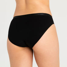 Load image into Gallery viewer, Modibodi Vegan Bikini Black Light-Moderate 