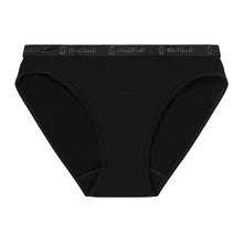 Load image into Gallery viewer, Modibodi Vegan Bikini Black Light-Moderate Flatlay