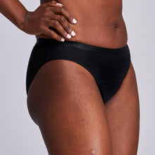 Load image into Gallery viewer, Modibodi Classic Bikini Black Moderate-Heavy 