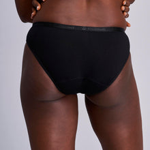 Load image into Gallery viewer, Modibodi Classic Bikini Black Moderate-Heavy 