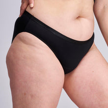 Load image into Gallery viewer, Modibodi Classic Bikini Black Moderate-Heavy 