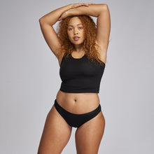 Load image into Gallery viewer, Modibodi Classic Bikini Black Moderate-Heavy 