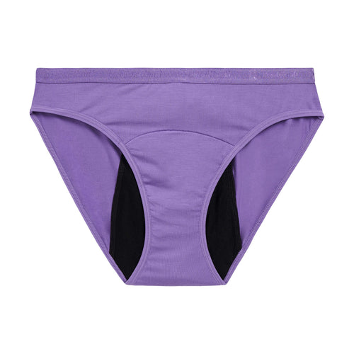 Modibodi Classic Bikini Dahlia Heavy-Overnight Flatlay