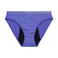 Modibodi Classic Bikini Ocean Heavy-Overnight Flatlay