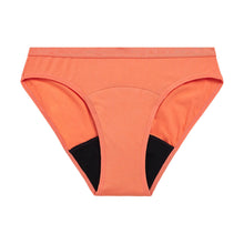 Load image into Gallery viewer, Modibodi Classic Bikini Sunkissed Moderate-Heavy Flatlay