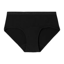 Load image into Gallery viewer, Modibodi Classic Boyleg Black Light-Moderate Flatlay
