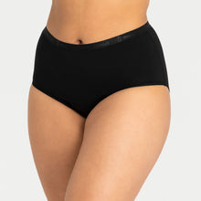 Load image into Gallery viewer, Modibodi Classic Full Brief Black Light-Moderate 