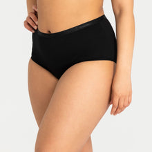 Load image into Gallery viewer, Modibodi Classic Full Brief Black Light-Moderate 