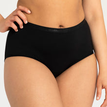 Load image into Gallery viewer, Modibodi Classic Full Brief Black Light-Moderate 