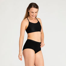 Load image into Gallery viewer, Modibodi Classic Full Brief Black Light-Moderate 