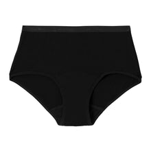 Load image into Gallery viewer, Modibodi Classic Full Brief Black Light-Moderate Flatlay