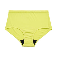 Load image into Gallery viewer, Modibodi Classic Full Brief Pistachio Light-Moderate Flatlay