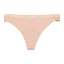 Load image into Gallery viewer, Modibodi Classic Thong Beige Super Light Flatlay