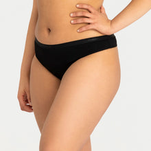 Load image into Gallery viewer, Modibodi Classic Thong Black Super Light 