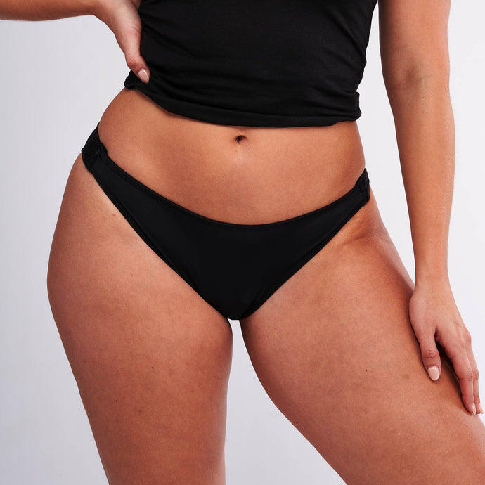 Modibodi Detachable Bikini Black Moderate-Heavy |ModelName:Jessica L/14