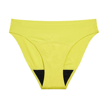 Load image into Gallery viewer, Modibodi Recycled Seamfree Bikini Pistachio Moderate-Heavy Flatlay