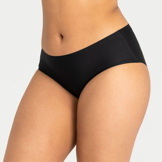 Modibodi Seamfree Boyleg Black Moisture Wicking |ModelName:Rosaline XL/16