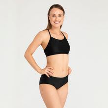 Load image into Gallery viewer, Modibodi Seamfree Boyleg Black Moisture Wicking 